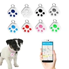 Мини-сигнализация против потери для домашних животных с коробкой собака Кот Смарт Gps трекер анти-потерянный Bluetooth Gps трекер милые лапы для поиска ключей
