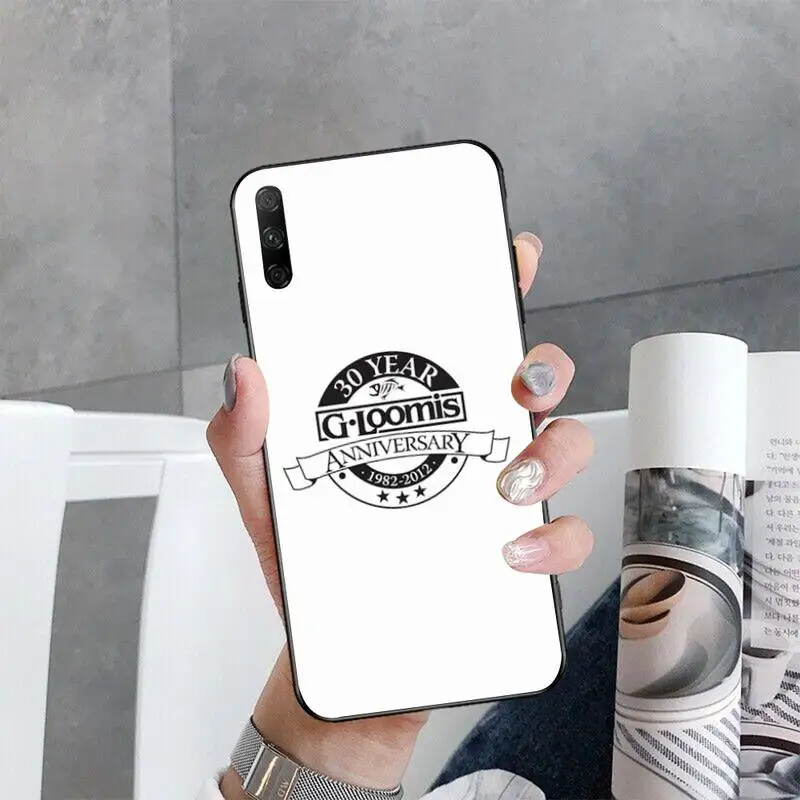 Чехол для телефона CUTEWANAN Gloomis Go черный мягкий чехол с логотипом на открытом