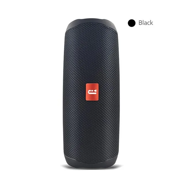 black Bluetooth динамик Filp5 водонепроницаемый портативный открытый беспроводной мини Колонка коробка Поддержка TF карты стерео Hi-Fi коробки Большой MP3 - Цвет: black