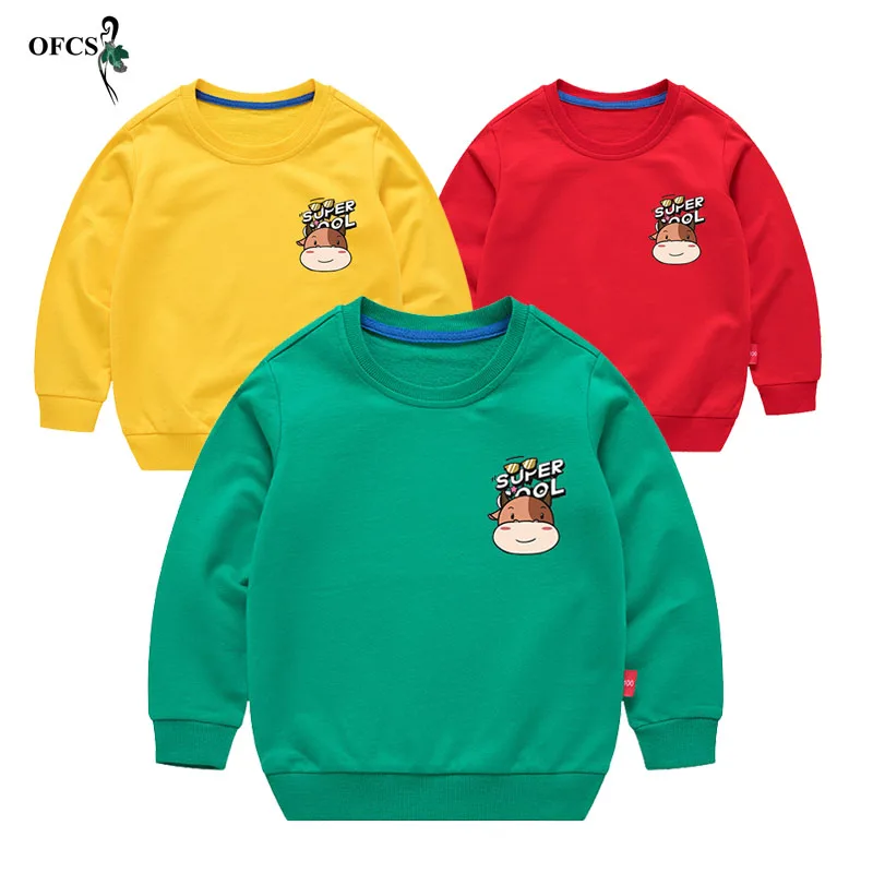 

Распродажа с бесплатной доставкой, новинка весенней детской одежды, футболка с длинными рукавами для девочек с мультяшным рисунком, свитшо...