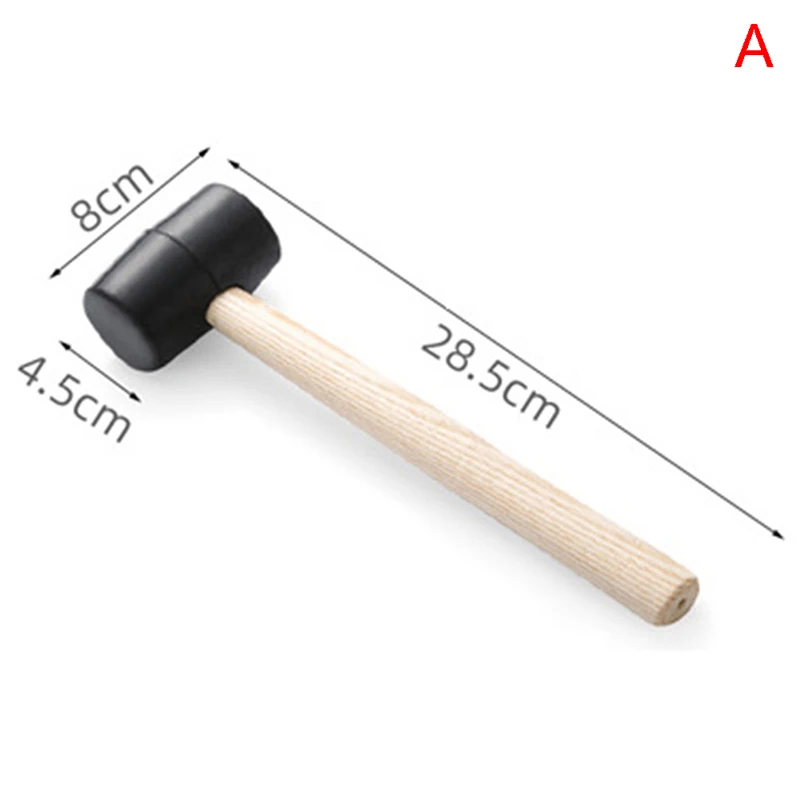 

Coconut Opener Tool Set Food Grade 304 Stainless Steel Opener Coconut Meat Tool Wooden Handle Rubber Hammer Easy To Use Durable