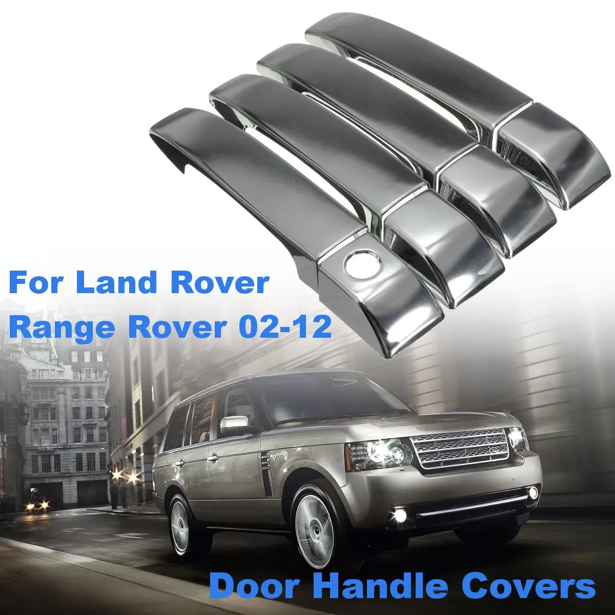 Набор чехлов для дверных ручек Land Rover Range 2002 2003 2004 2005 2006 2007 2008 2009 2010 2011 2012|Внешние