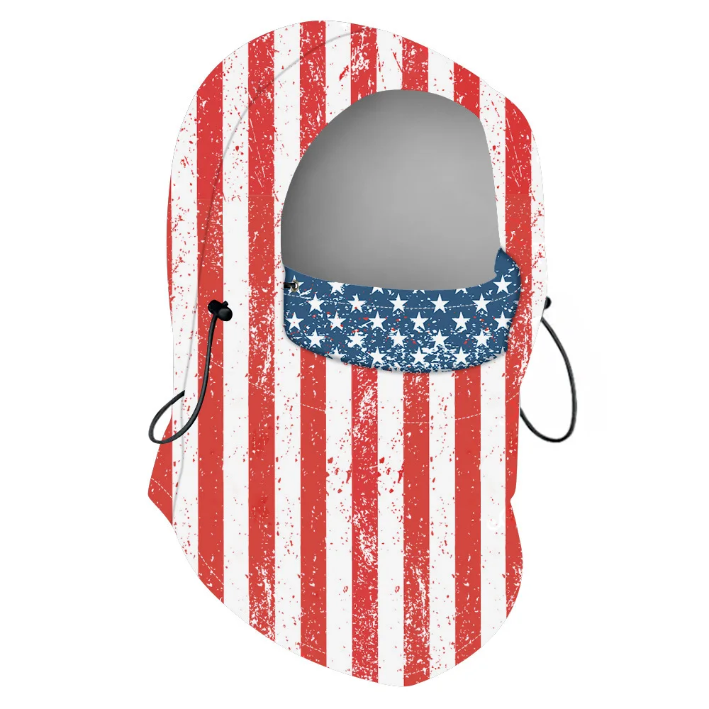 Digital printing winter outdoor ski mask warm parent-child headgear Face Mask multifunctional balaclava hat Cycling Mask