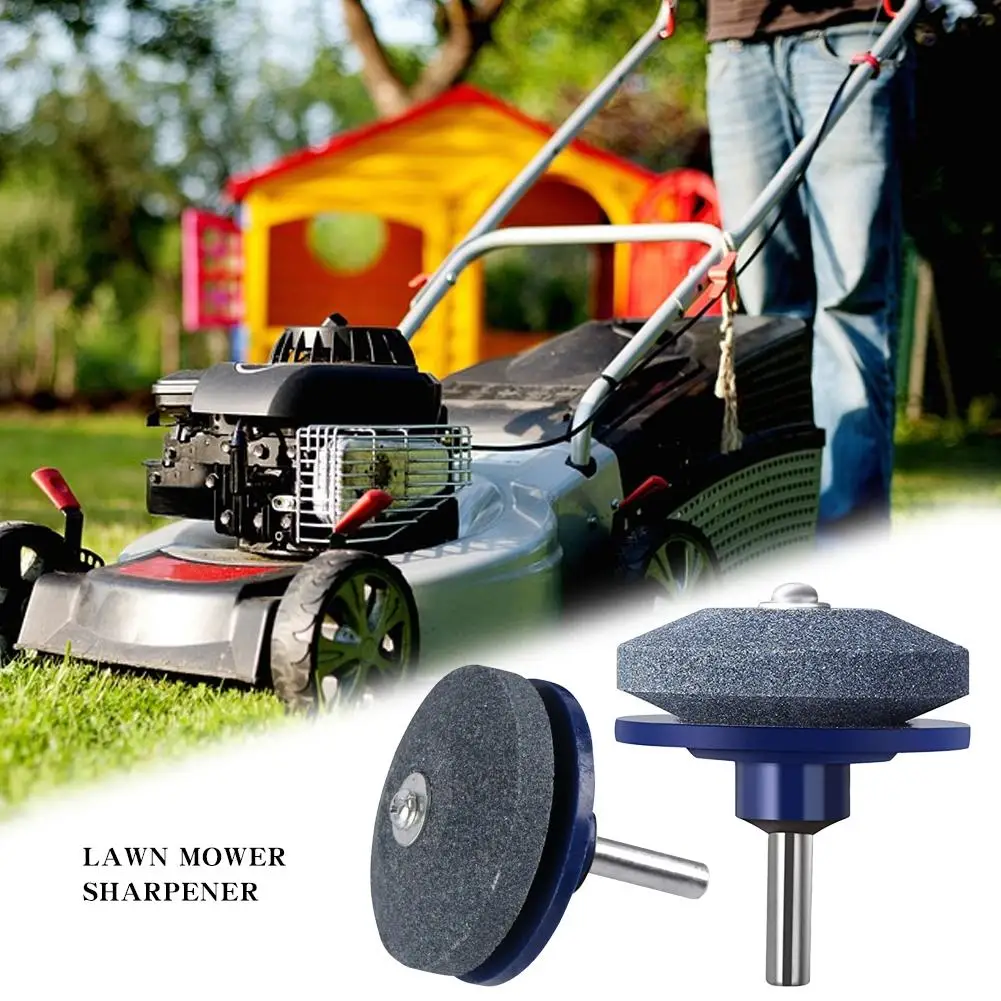 

50MM Faster Lawn Mower Sharpener Lawnmower Blade Sharpener Universal Grinding Rotary Drill Universal Grinding Rotary Drill Cuts