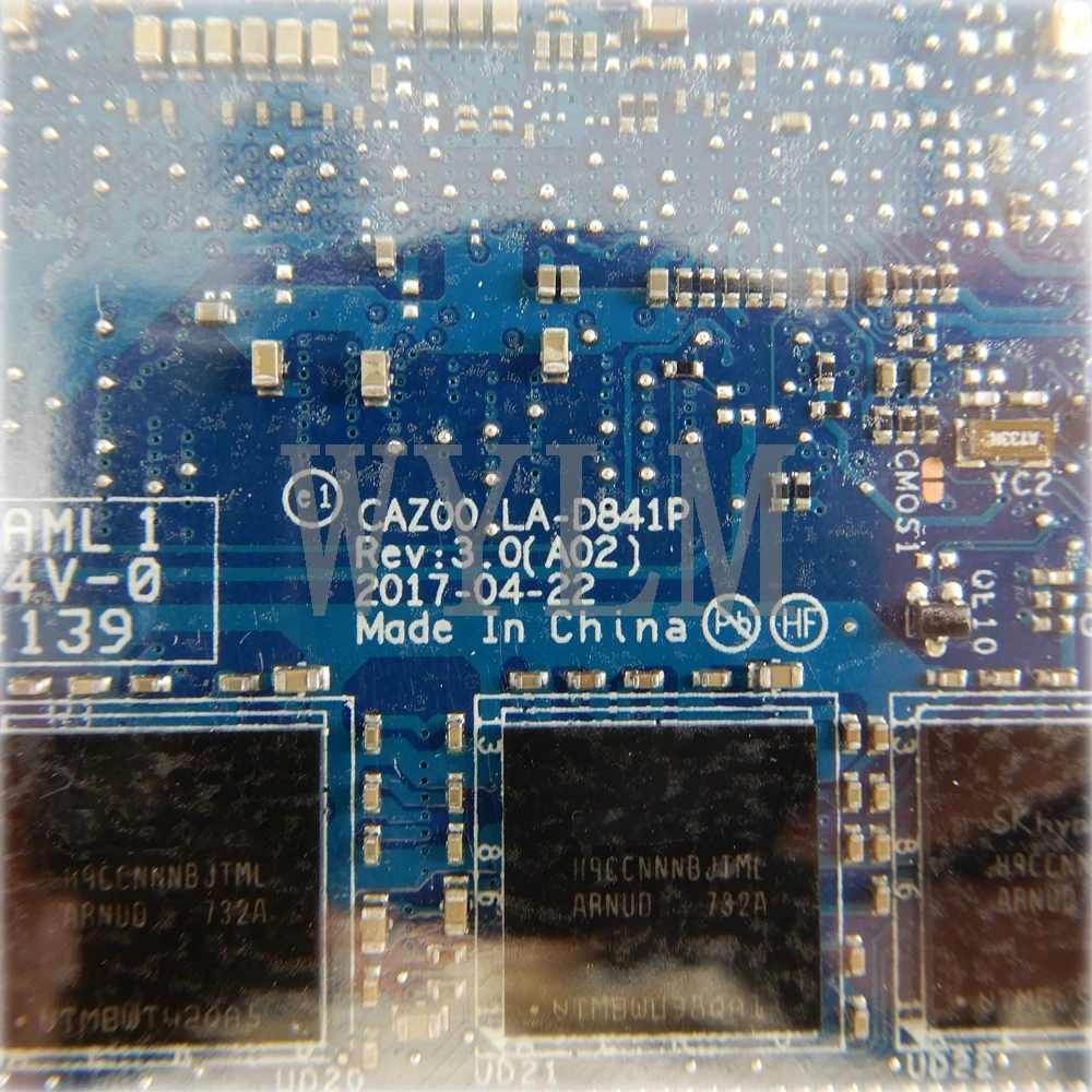 for dell xps 13 9360 cn 04n87k 04n87k 4n87k laptop motherboard la d841p with i5 7200u cpu 8gb ram 100testedfree shipping free global shipping