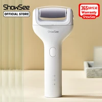 showsee electric foot file callus remover pedicure electric tools grinding heel file hard dry dead skin cuticle foot care