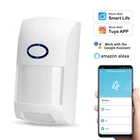 1-8 шт. WiFi инфракрасные детекторы PIR датчик движения сигнализация для Tuya Smart Life APP умная Автоматизация работа с Alexa Google Home