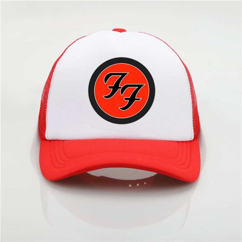 Модный сетчатый головной убор Foo Fighter печать бейсбольная кепка для мужчин и wo мужская летняя трендовая Кепка новая молодежная Джокер Солнцезащитная шляпа пляжный козырек шляпа