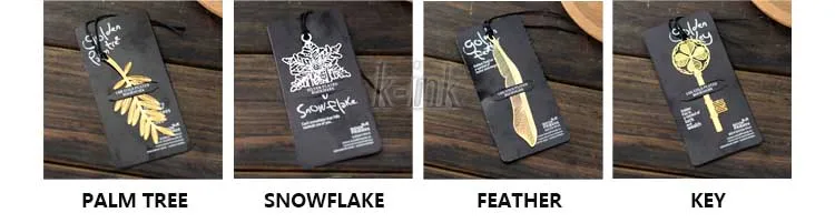 1 шт./лот красивые металлические закладки с покрытием золотистый Серебристый