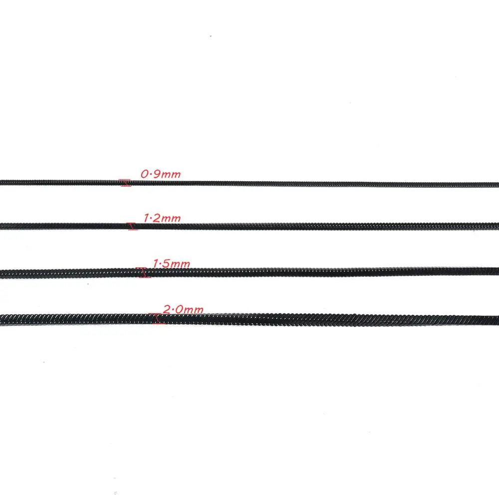 Цепочка-змейка Мужская/Женская из нержавеющей стали ширина 316/0 9/1 2/1 5 мм 1 шт. |