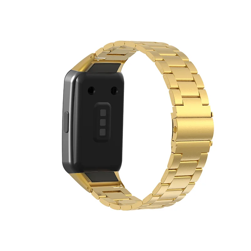 Фото Ремешок из нержавеющей стали для смарт-браслета Huawei Band 6, сменный металлический браслет для Huawei Honor Band 6 №3