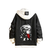 attack on titan chaqueta wings logo anime coat hoodies japan style black jacket