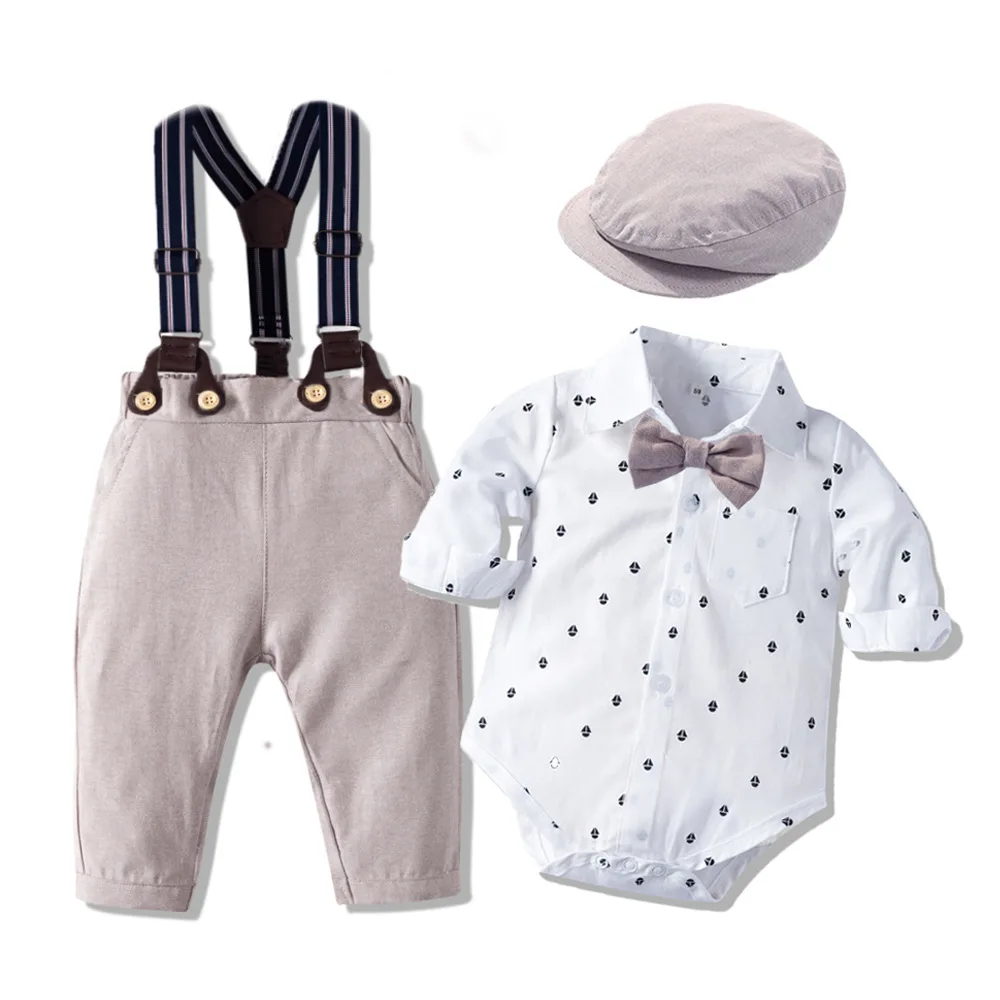 

2021 Baby Long Sleeve Hayi Infant Fashion Gentleman Children's Clothing