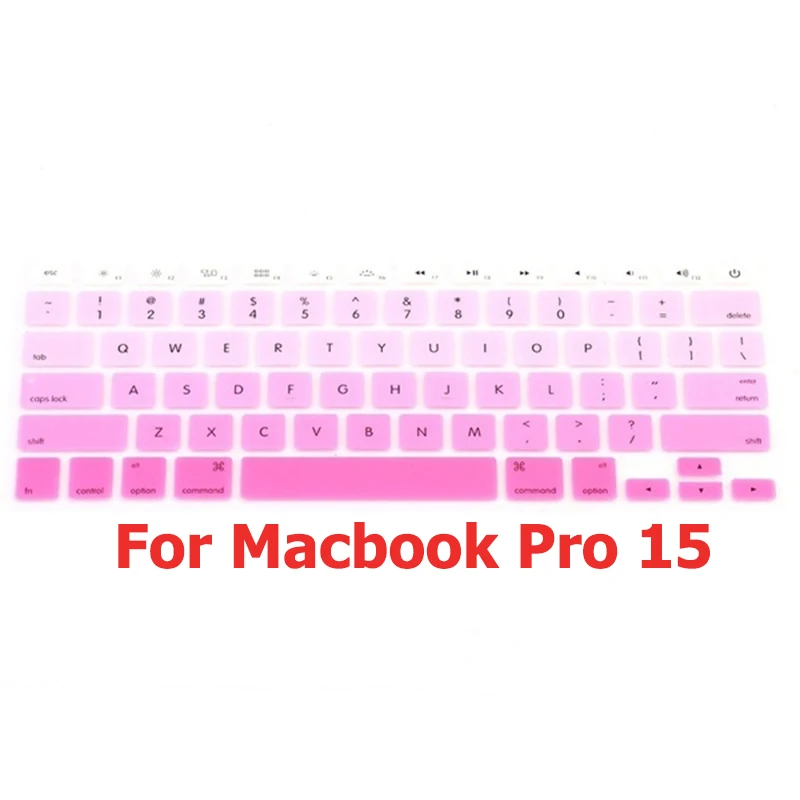 Keyboard Stickers Крышка клавиатуры для Macbook Air 13 Pro 15 аксессуары английские буквы градиентные наклейки для клавиатуры Naklejki Na Klawiature - Цвет: Keyboard Stickers