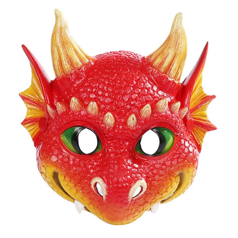 

Dragon Wings Boy and Girl Kids Halloween Decoration Carnival Party Children's day role playing Dragon Masquerade Face Mask