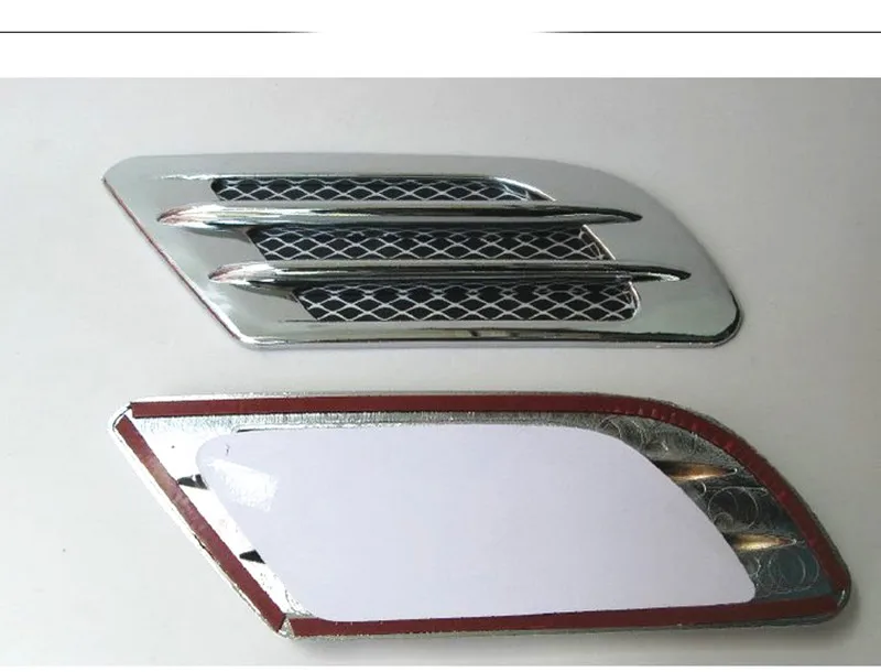 Модификация автомобиля декорация акульих жабер боковая часть ветра/ стайлинг автомобиля фальшивый выход/ общая декоративная полоса листов.