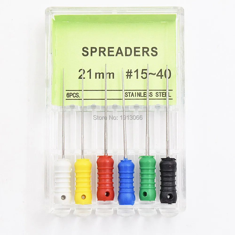 5 коробок зубные Endo из нержавеющей стали конические палец Разбрасыватели Лима