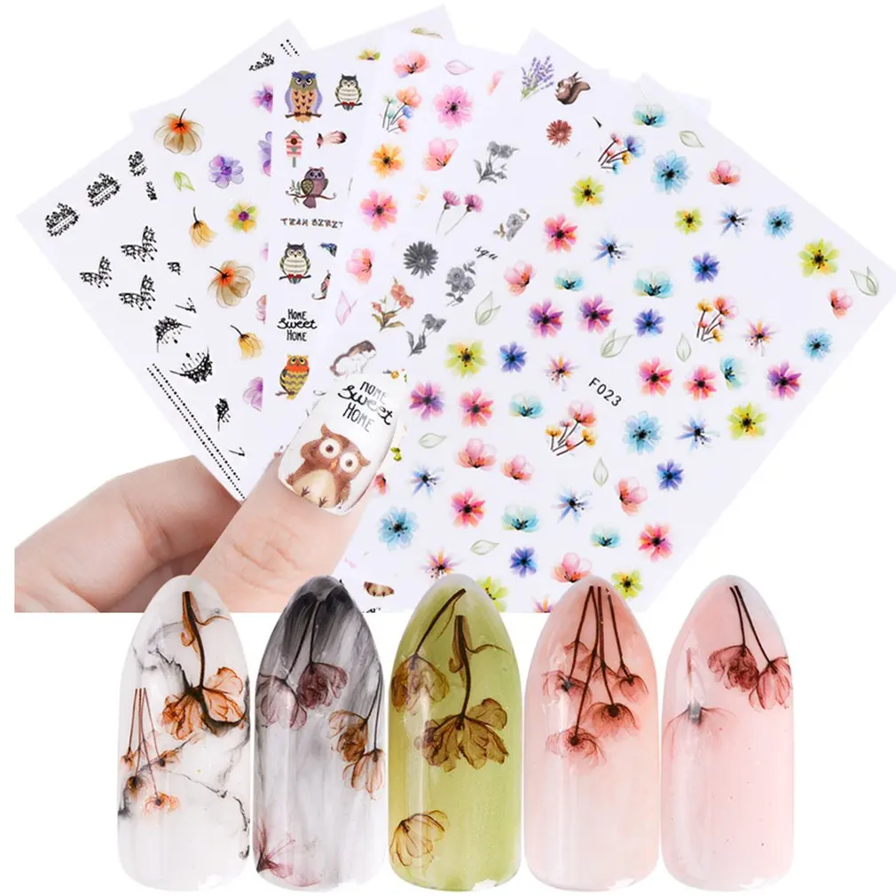 

Beautiful 3D DIY Nail Art Stickers Nail Art Decorations Stickers Nail Polish Art Tool Nail Art Decals
