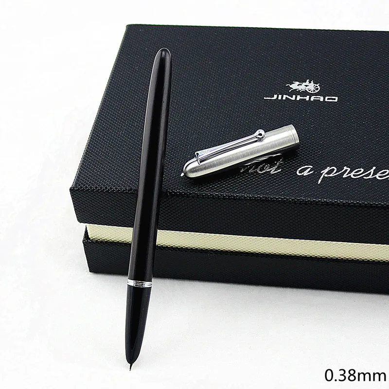 Jinhao 51 Роскошная перьевая ручка 0 38 мм Сверхтонкая каллиграфия школьные