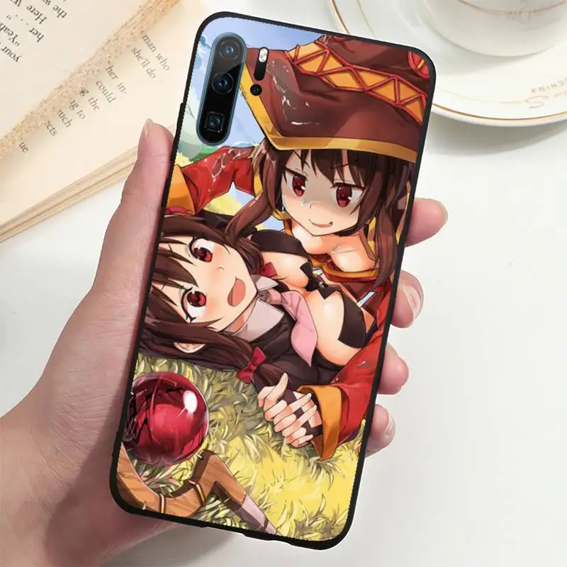 

Konosuba Megumin Phone Case For Huawei P20 P30 P40 lite Pro P Smart 2019 Mate 10 20 Lite Pro Nova 5t