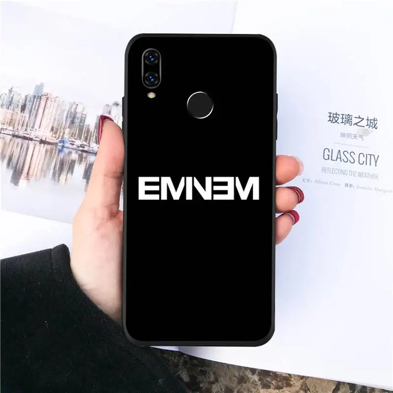 

eminem American male rap singer Phone Case For Huawei honor Mate P 10 20 30 40 Pro 10i 9 10 20 8 x Lite Luxury brand shell funda