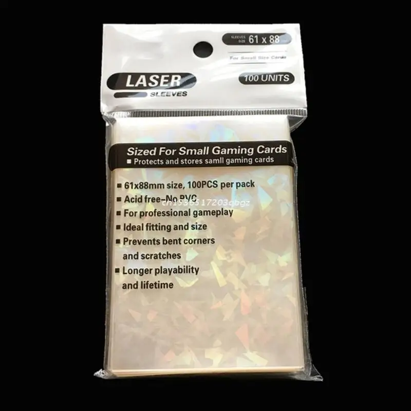 Broken Gemstone Glass Holographic Flashing Card Film Sleeve Case Dropship | Спорт и развлечения
