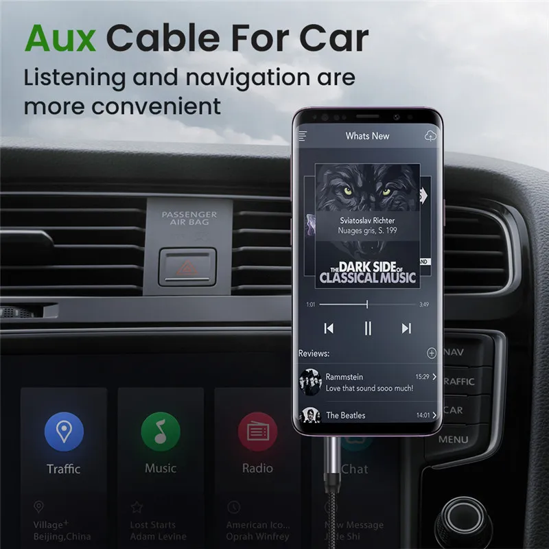 Аудиокабель с разъемом 3 5 мм аудиокабель двумя штекерами Aux для колонок кабель