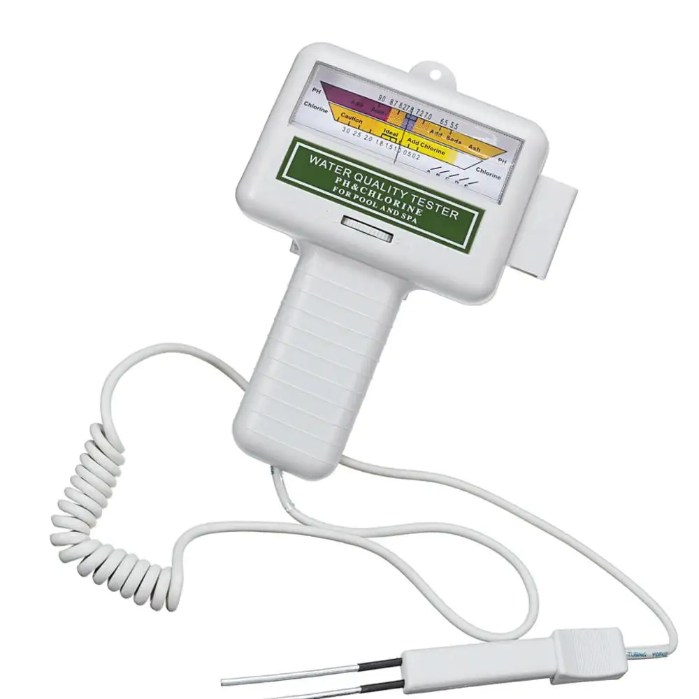 

Chlorine Meters PH Tester PH CL2 Chlorine Water Tester For Home Swimming Pool Spa Aquarium PH Meter Test Monitor Checker