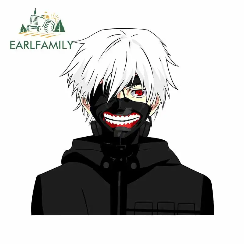 EARLFAMILY 13 см x 12 5 для автомобиля Токийский Гуль|Наклейки на автомобиль| |