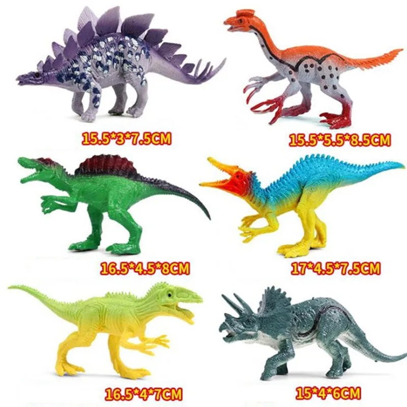 12 шт. Парк Юрского периода Тираннозавр Рекс Динозавр Модель игрушки животные
