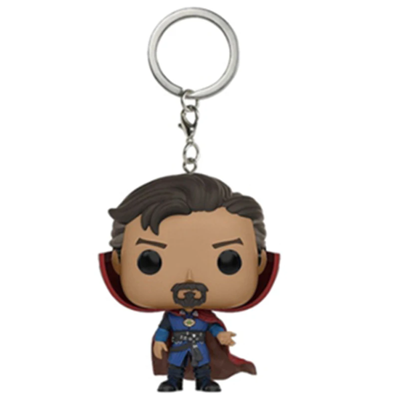 Doctor Strange Брелок с героями Marvel брелок с Железным человеком милый автомобильный брелок DC Comics брелок с Бэтменом для ключей - Цвет: Doctor Strange