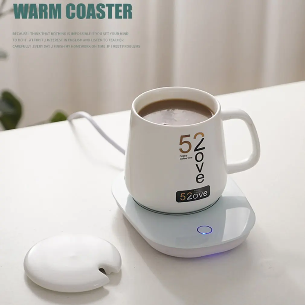 

Hot Newest Coffee Mug Heating Pad Cup Warmer For Home Office Milk Tea Water Constant Thermostatic Heat Cup Pad Fast Delivery