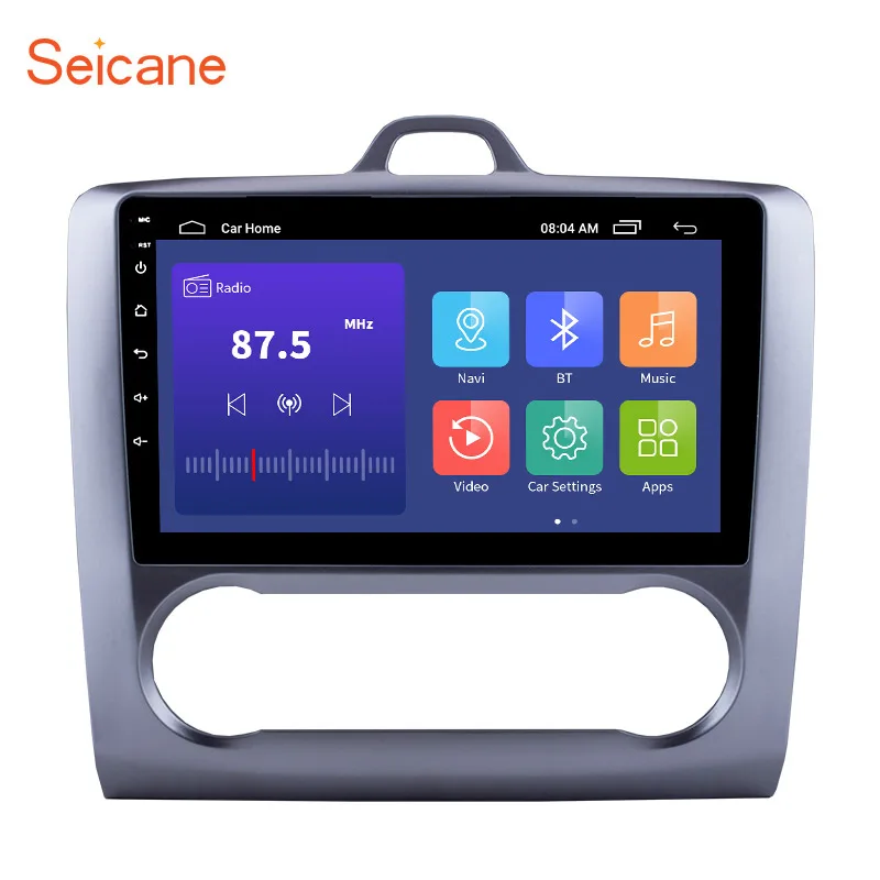 Автомагнитола Seicane 2 din Android 10 0 GPS навигация для 2004 2005 2006 2007 2008 2009 2010 2011 Ford Focus Exi AT