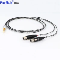 4 4mm balanced silver plated earphone headphone upgrade cable for audeze lcd 3 lcd3 lcd 2 lcd2 lcd 4