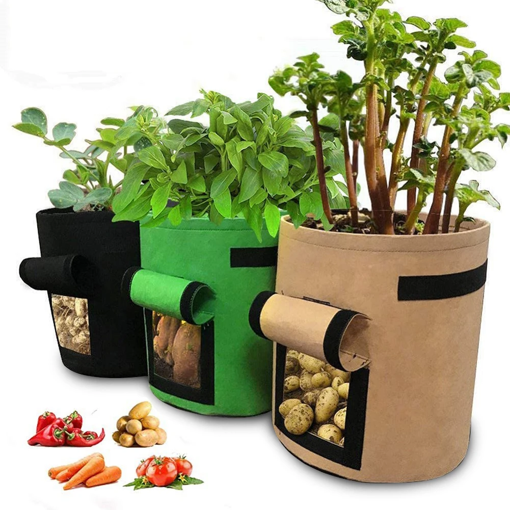 3 размера мешки для выращивания растений домашний садовый горшок картошки