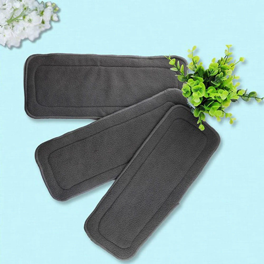 Многоразовые подгузники из бамбукового угля хлопка ткани конопли подгузник для