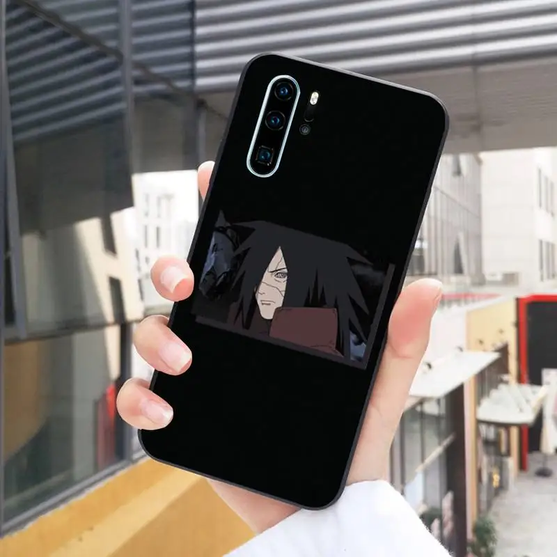 

Naruto Illustration Phone Case Black For Huawei P10/20/30/40/20Pro/30Pro/30Lite/40Pro NOVA3/3E/3i/7SE Cases