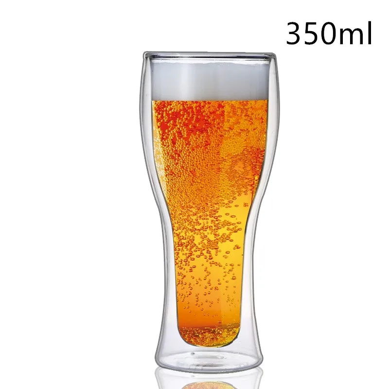 glass cup CB318-A Стаканы с двойным дном Термостойкие двойными стенками Стекло Кофе Чай чашки и кружки Qith двойное дно пивные кружки вина Стекло чашки 80/180/240/250/350/450 мл кружка с двойным дном стакан чашка бокалы чашка с двойным - Цвет: glass cup CB318-A