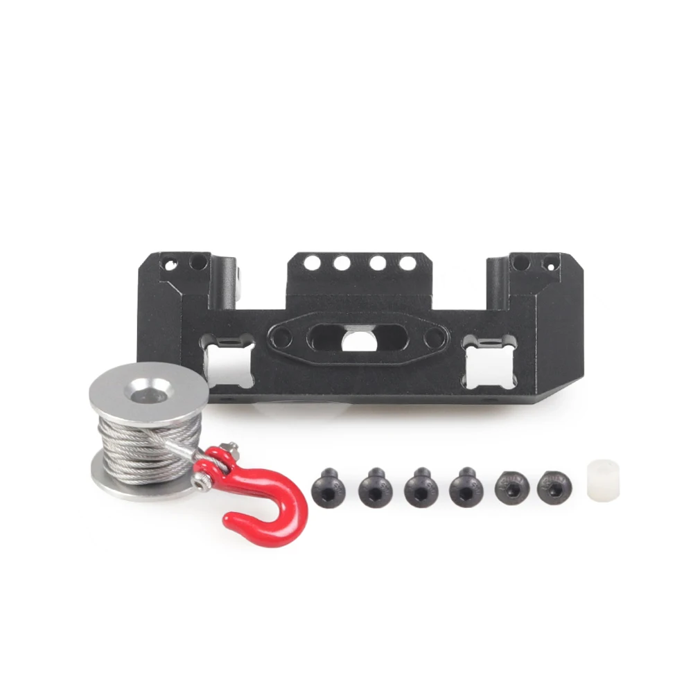 TRX4 CNC Алюминиевый Многофункциональный держатель переднего бампера серволебедка