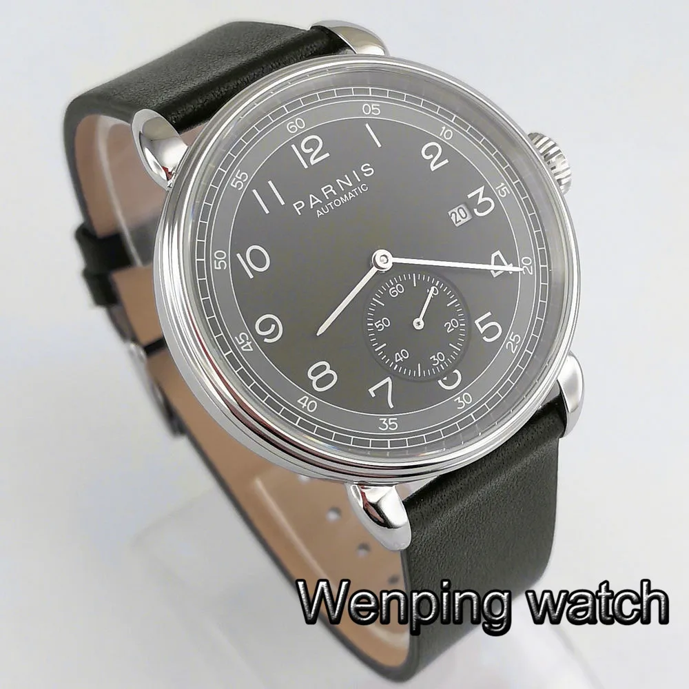 Мужские Роскошные Механические часы Parnis новинка 42 мм автоматические мужские с