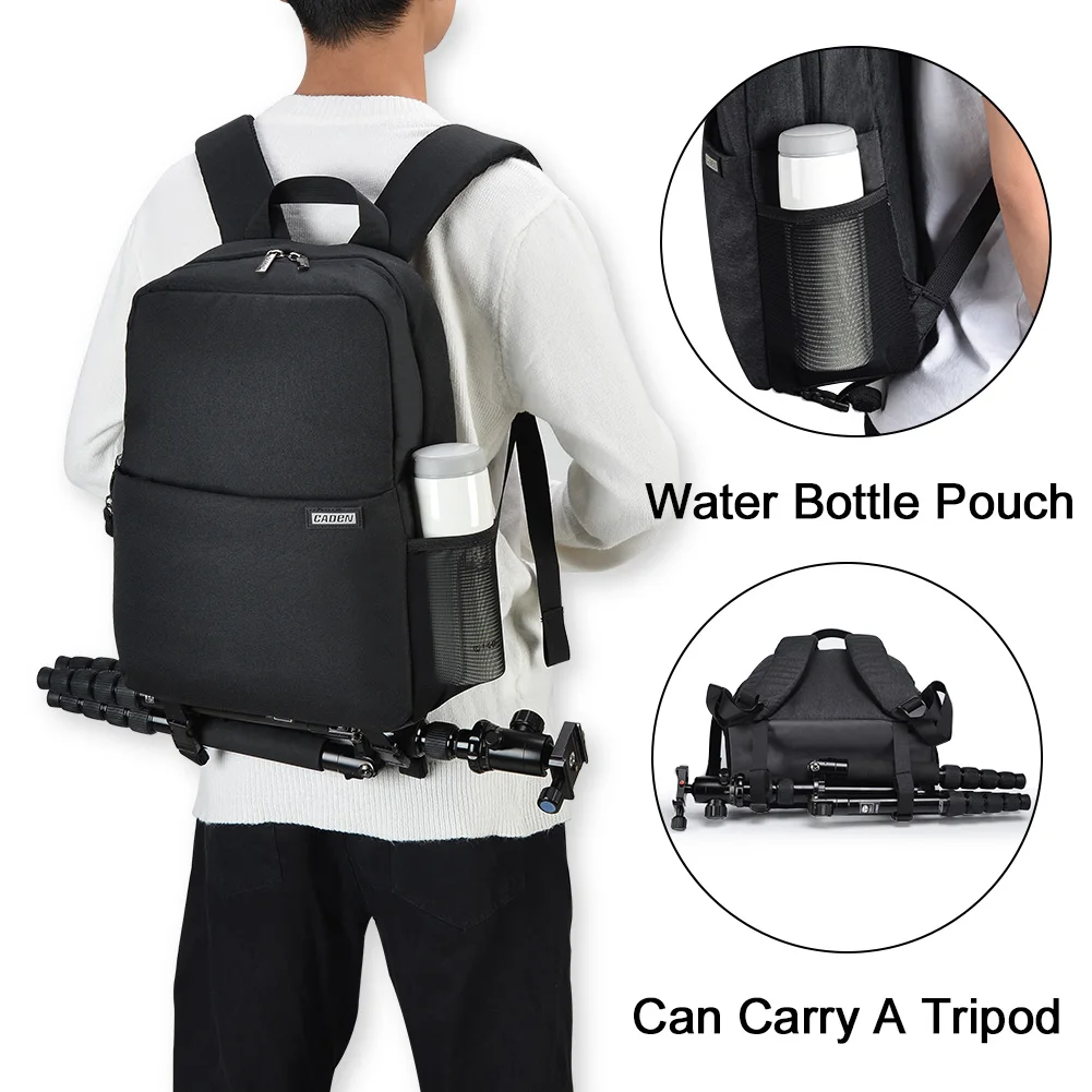 CADeN L4 dslr камера сумка Водонепроницаемый рюкзак наплечный ноутбук Цифровая камера и объектив фотография багажные сумки чехол для Canon Nikon