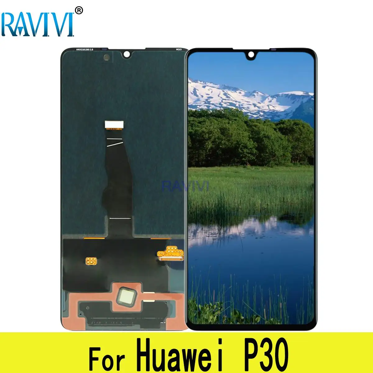 

6.1" P40 AMOLED For Huawei P40 LCD Display Touch Screen Tested Digitizer Assembly Replacement ANA-AN00 TN00 NX9 LX4