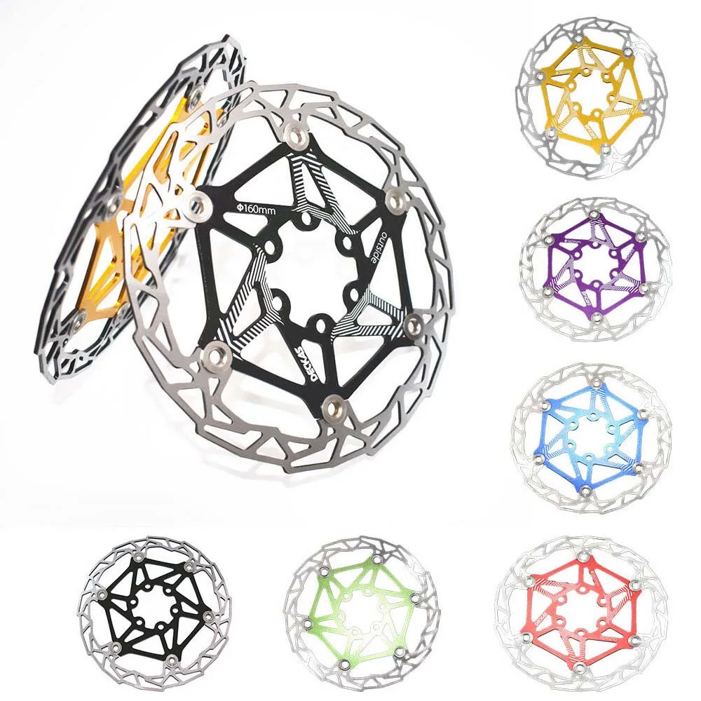 

Сверхлегкий Цвет горный велосипед Горный Велосипед Велосипедный тормозной диск Fioating ротора 160 мм 6 Болт ротора для велосипедного тормоза