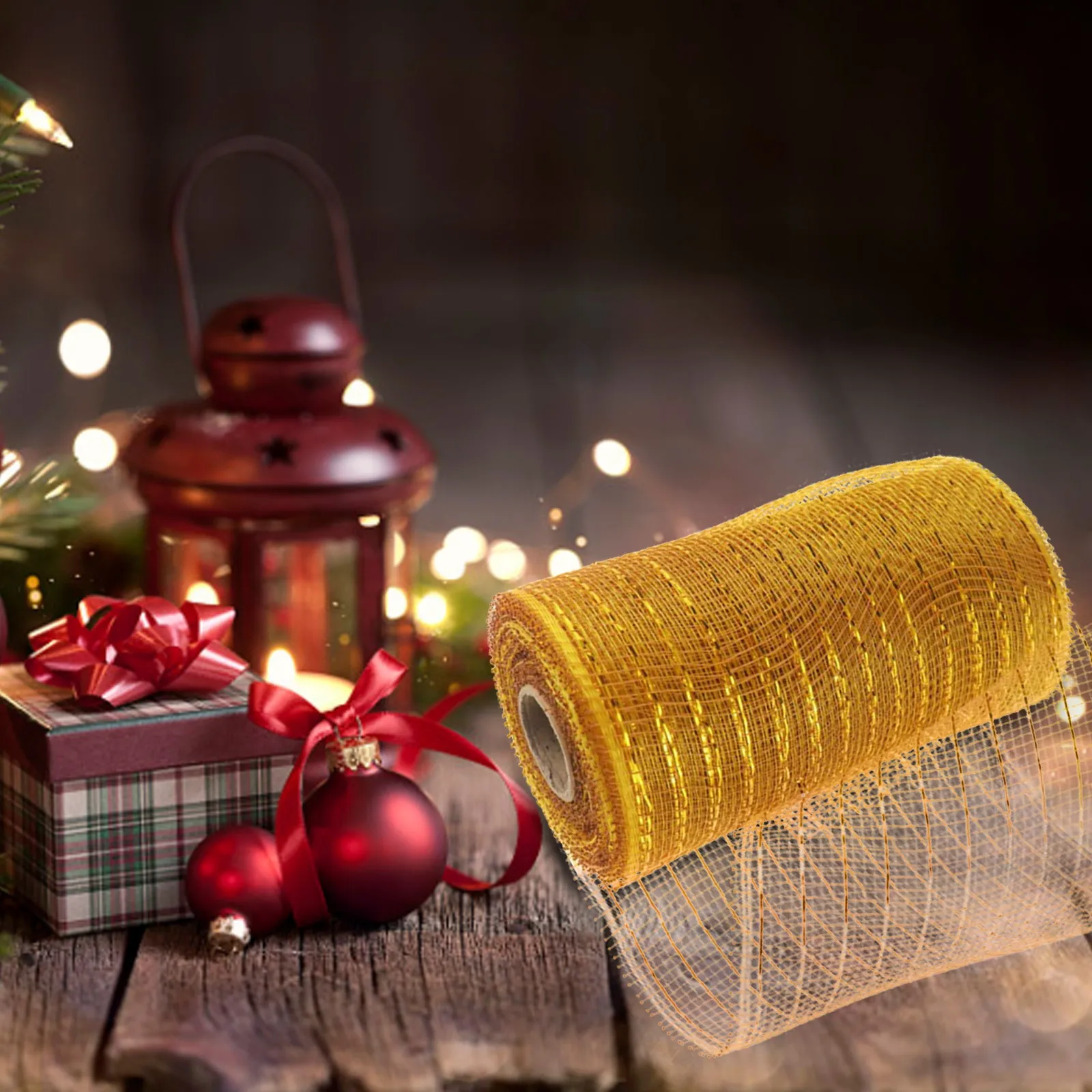 

Christmas Mesh Wreath Decor Plastic Wire Mesh Roll For Wreaths Flower Wrapping Decorative Mesh Plastic Roll Garlands Gifts