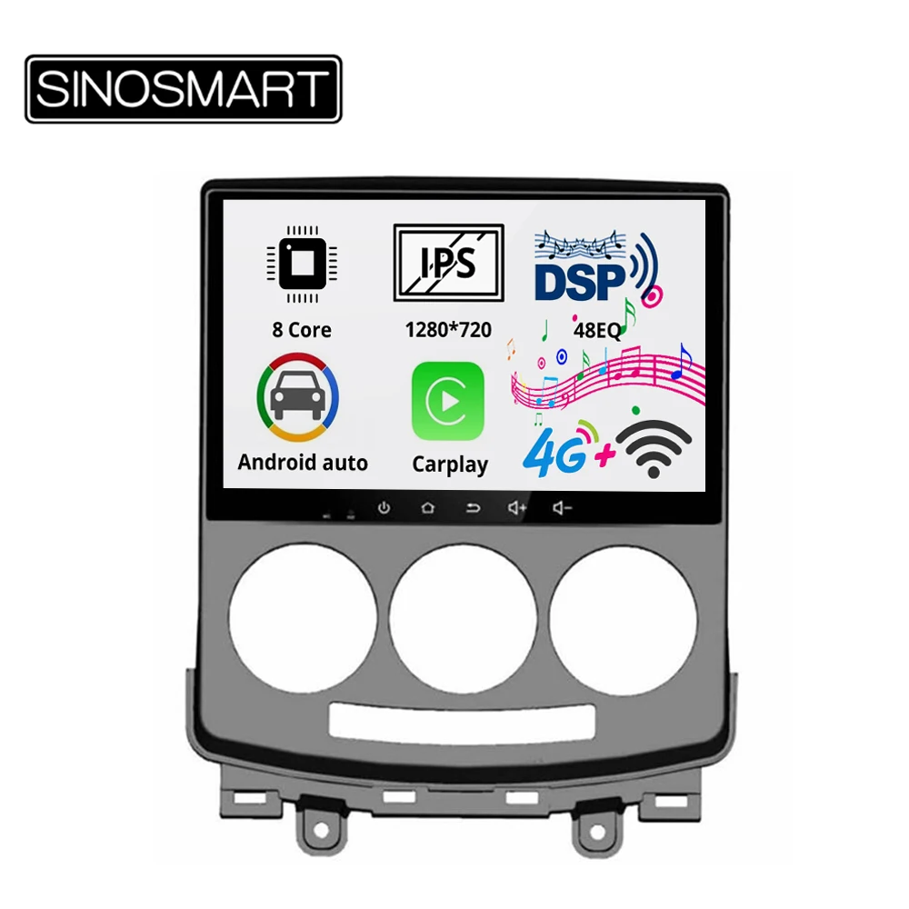 Sinosmart поддержка BOSE 8 Core 2Din IPS/QLED 2.5D экран автомобильный gps Мультимедиа Радио