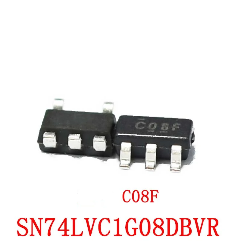 5 шт., регулятор напряжения SN74LVC1G08DBVR с шелковым экраном, C08F SOT-23-5