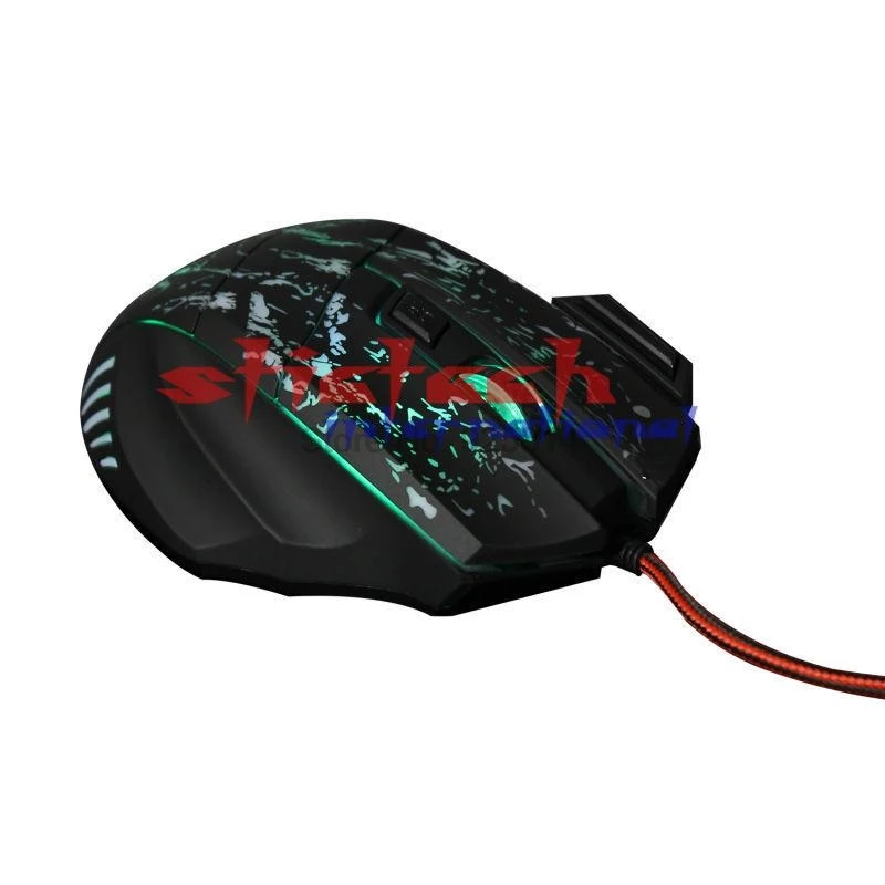 Dhl ИЛИ ems 200 шт. 5500DPI 7 кнопок компьютерная игровая мышь USB Проводная для ноутбука