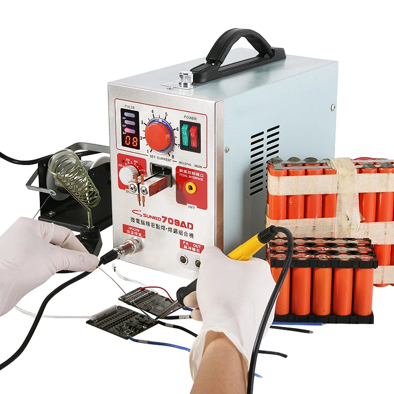 SUNKKO 709AD точечной сварки накопленной энергией 2.2KW высокое Мощность точечная