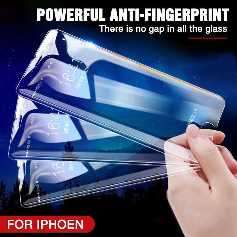 Защитное стекло на IPhone 4 4s 5s SE 5 5C 6 6s 7 8 plus XR X XS для Xs Max защита экрана из закаленного