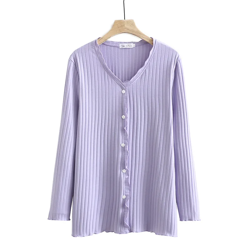 

Plus Size XL-3XL Women V-neck Summer Spring Tshirts Oversized Simple Pullovers